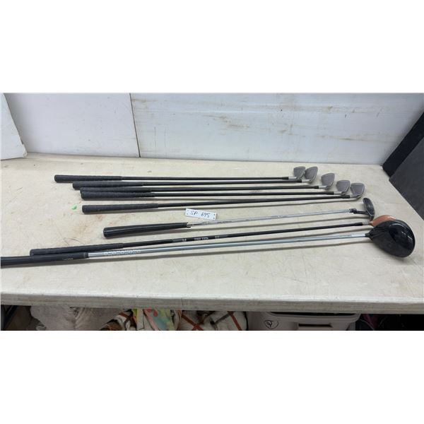 8 Clubs, Callaway, 9, 5 Driver&!Striker Clubs. Graman Super Flex 310, Harrison Tour, Tour Tech