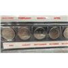 Image 8 : 4 Sets of 1999 Millennium Month Royal Canadian Coin Sets