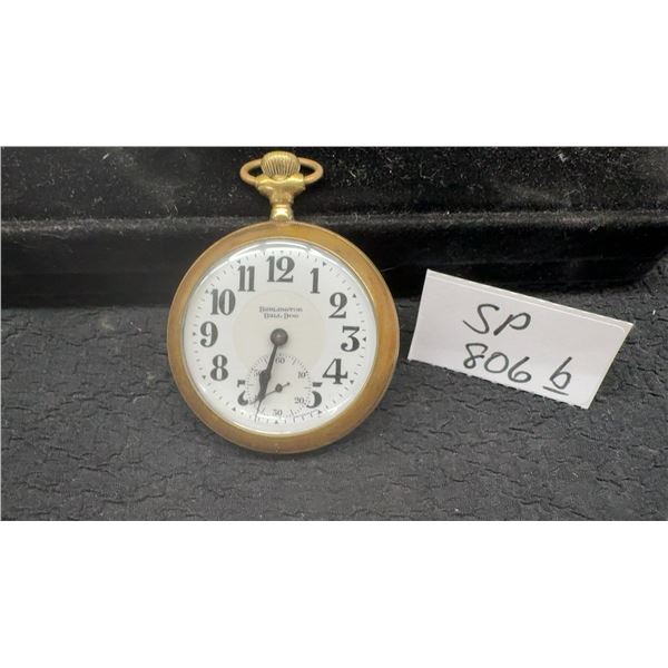 Vintage Burlington Bull-Dog 23-Jewel Grand Trunk Pacific Special Railway Pocket Watch, C. 1900