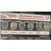 Image 17 : 2000 Royal Canadian Mint Millennium Quarters Commemorating Canada's Future, 4 Sets Not All Complete