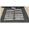 Image 1 : 2000 Royal Canadian Mint Millennium Quarters Commemorating Canada's Future, 4 Sets Not All Complete
