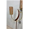Image 6 : Mid-Century Modeline of California Teak and Brass Two-Shade Floor Lamp, Circa 1960s, 59" Tall