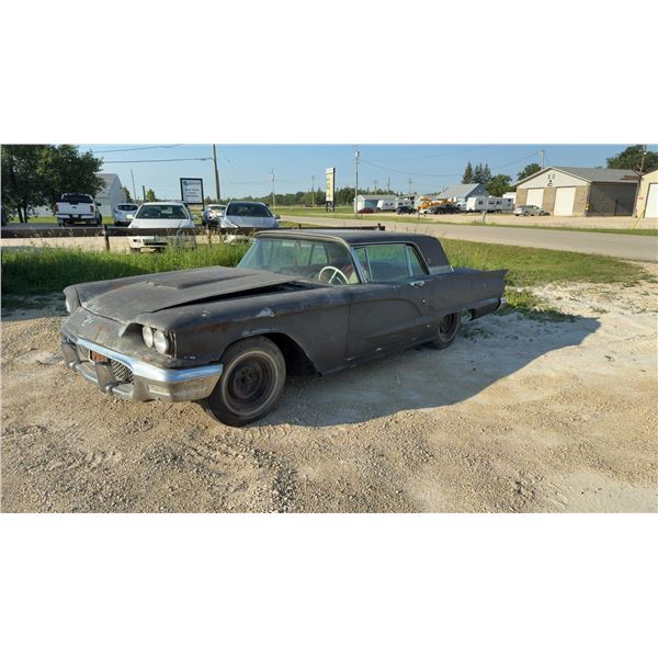 1958 Ford Thunderbird 2-Door Hardtop Coupe, 8 Cylinder, Automatic, Turns Over, No Spark.