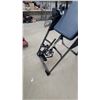 Image 2 : Ironman IFT 1000 Inversion Table with Blue Padded Backrest and Ankle Locking System
