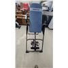 Image 3 : Ironman IFT 1000 Inversion Table with Blue Padded Backrest and Ankle Locking System