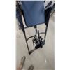 Image 6 : Ironman IFT 1000 Inversion Table with Blue Padded Backrest and Ankle Locking System