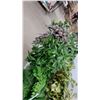 Image 4 : Assorted Artificial Plants Including Faux Ferns, Fittonia, and Variegated Pothos-Style Foliage