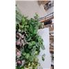 Image 6 : Assorted Artificial Plants Including Faux Ferns, Fittonia, and Variegated Pothos-Style Foliage