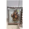 Image 2 : Vintage Copper and Brass-Tone Sailing Ship 3D Chalkware Style Wall Plaques in Original Packaging