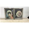 Image 1 : Pair of Framed Miguel Prints Depicting Children in Fur-Hooded Parkas, Signed, 22" x 16"