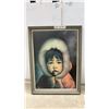 Image 2 : Pair of Framed Miguel Prints Depicting Children in Fur-Hooded Parkas, Signed, 22" x 16"