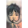 Image 6 : Pair of Framed Miguel Prints Depicting Children in Fur-Hooded Parkas, Signed, 22" x 16"