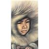 Image 7 : Pair of Framed Miguel Prints Depicting Children in Fur-Hooded Parkas, Signed, 22" x 16"