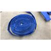 Image 2 : Blue Flexible Layflat Water Transfer Hoses, Two Rolls