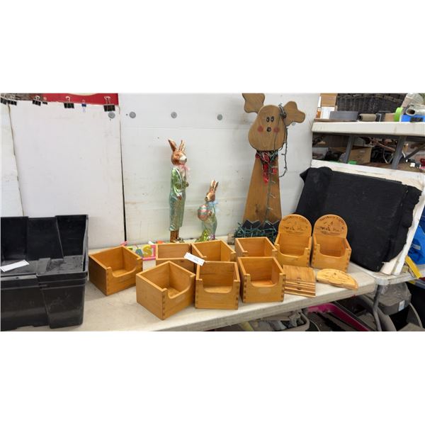 Northern Lights Candles Handcrafted Wooden Display Boxes and Holiday Decor