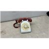 Image 4 : Three Rotary Dial Telephones: Two Black Western Electric 500-Series & One White/Red