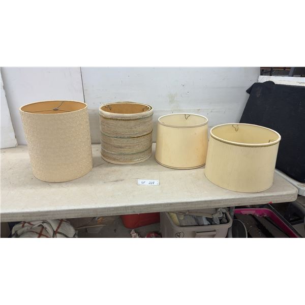 Four Lamp Shades