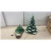 Image 5 : Ceramic Light-Up Christmas Tree with Star Topper & Power Cord, 20" Tall, Some Bulbs Missing