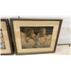 Image 10 : Two Ornate Gold Picture Frames, Largest 27" x 20", Two Small Framed Baby Pictures, 11" x 13"