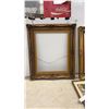 Image 2 : Two Ornate Gold Picture Frames, Largest 27" x 20", Two Small Framed Baby Pictures, 11" x 13"