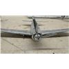 Image 6 : Hoselton Hand Cast Aluminum Wine Hilder Sculpture, Antique Victorian Double Arm Wall Sconce