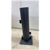 Image 3 : Black Metal Post Base & Mounting Hardware For Patio Umbrellas, 15 1/2" High with 3 1/4" Diameter