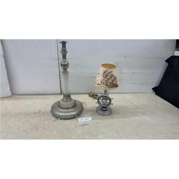 Vintage Art Deco Torchiere Lamp, Chrome Finish, Opaline Glass Column (Not Complete, No Power Cord