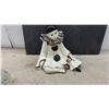 Image 4 : Ceramic Harlequin Figurine, White Abstract Candle Holder, Clear Glass Santa Tealight Burner