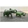 Image 9 : Vista Dome Twin Zephyrs Postcard in Glass Frame, Green Glass & Brass Condiment Set