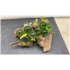 Image 6 : Vintage Mid Century Modern Lucite Grapes on Driftwood Sculptures. Set of 2