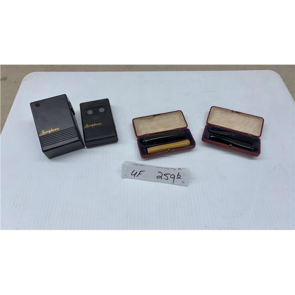 2 Vintage Cigarette Holders of 2 Holders in Cases and More