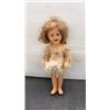 Image 2 : Vintage Doll with Blonde Hair & Polka Dot Dress with Fur Trim