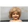 Image 5 : Vintage Doll with Blonde Hair & Polka Dot Dress with Fur Trim