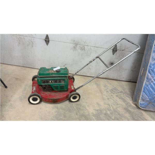 Portable Generator on a Lawnmower Frame