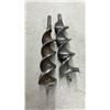 Image 3 : Two Vintage Auger Drill Bits, 1 1/2 & 1 3/4"