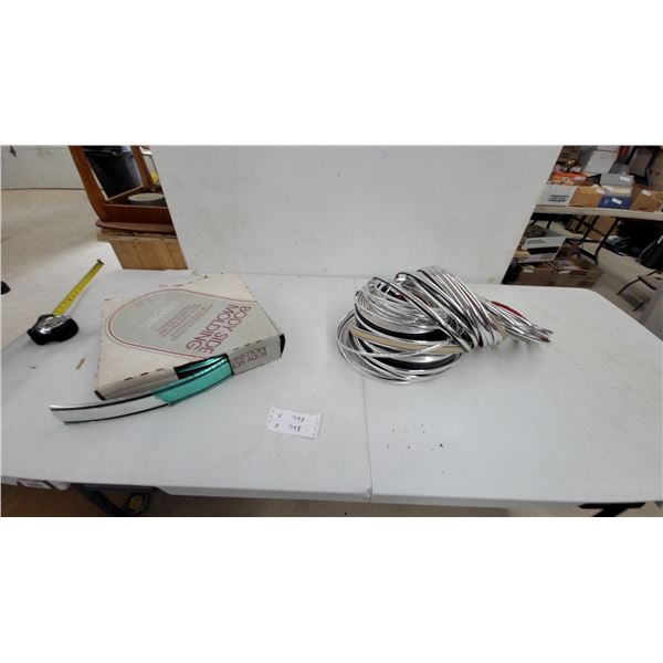 Craftplastic Body Side Molding in Original Box and Bundle of Universal Chrome Trim Molding