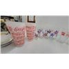 Image 2 : 17x Coca-Cola Glass Tumblers, Plastic Cups, Olympic Bottles, Star Pattern, Koozie and More