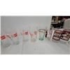 Image 4 : 17x Coca-Cola Glass Tumblers, Plastic Cups, Olympic Bottles, Star Pattern, Koozie and More