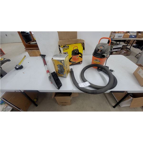 Armor All Vac-Mate 2 H.P. Wet/Dry Vac, Air Compressor, & Extendable Brush/Scraper