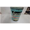 Image 2 : Vintage Superior Potato Chips 2 Pound Advertising Tin, Detroit, Michigan
