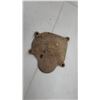 Image 4 : Antique John Deere Moline Illinois Cast Iron Seed Hopper With Lid and Machinery Part Embossed