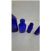 Image 8 : Antique Glass Bottle Collection, Phillips Milk of Magnesia Cobalt Blue, Codd-Neck Aqua Marble