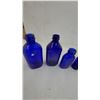 Image 9 : Antique Glass Bottle Collection, Phillips Milk of Magnesia Cobalt Blue, Codd-Neck Aqua Marble