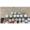 Image 3 : 50 Assorted Golf Balls: Titleist, Callaway, Maxfli, & Tees
