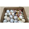 Image 4 : 50 Assorted Golf Balls: Titleist, Callaway, Maxfli, & Tees