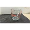 Image 4 : Fire-King 4-Cup Measuring Cup, 3 Pyrex Glass Baking Dishes, 2 Pie-Top Sugar Bowls, & Cookie Cutter