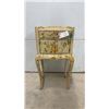 Image 1 : Hand-Painted Floral Nightstand with Drawer and Cabinet Doors, 18 × 13 × 33"