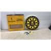 Image 1 : Browning Gifts Double-Sided Dartboard, 6 Darts, and Extra Flights