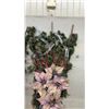 Image 4 : Pair of Christmas Decorations, ~40 × 16” with Poinsettias and Ornaments