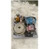 Image 1 : Pallet Lot: Briggs and Stratton 3 HP Pump, Red Pump, 2 Coils of Hose